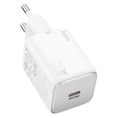 آداپتور 20w مدل هوکو رنگ سفید