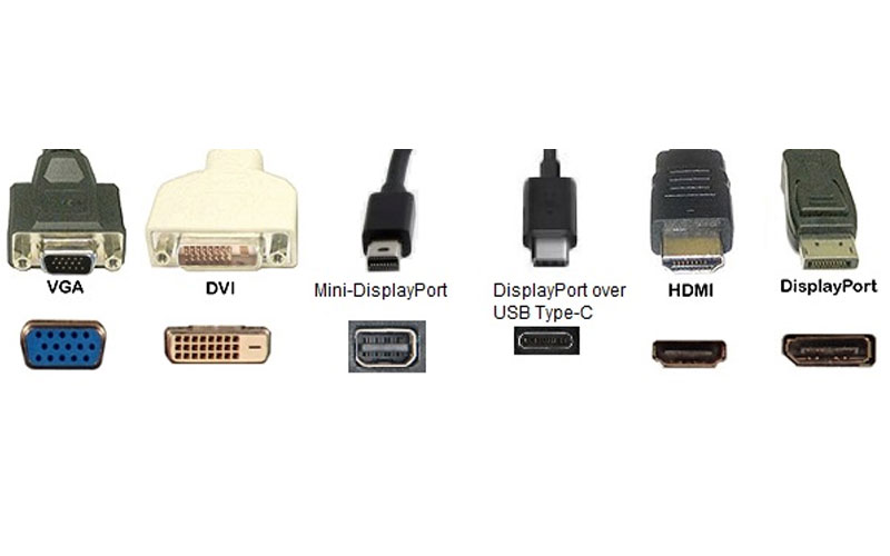 معرفی کامل انواع کابل‌ها و پورت‌های انتقال تصویر در مانیتورها و نمایشگرها
